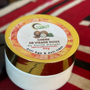Crème de visage doux au karité naturel