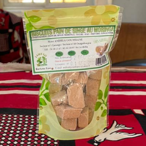 Biscuit de pain de singe au moringa
